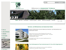 Tablet Screenshot of kastanienhain-griebenow.de